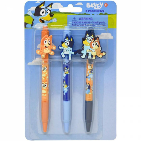 Bluey Family 3-Pack Pen Set